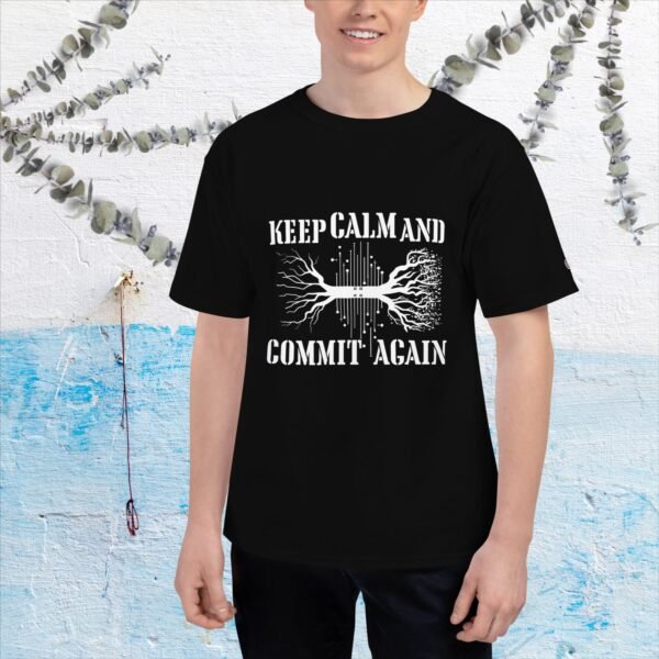 Keep Calm and Commit Again Men's Champion T-Shirt