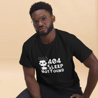 404 Sleep Not Found Men's classic tee