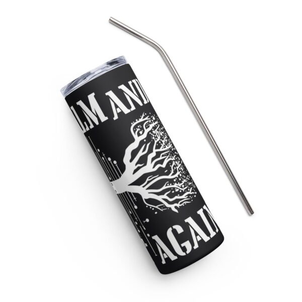 Keep Calm and Commit Again Stainless steel tumbler