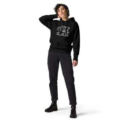 Binary: It's as easy as 01, 10, 11 Unisex Hoodie