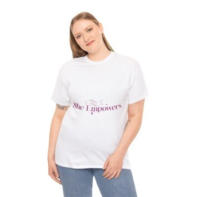 She Empowers Unisex Heavy Cotton Tee