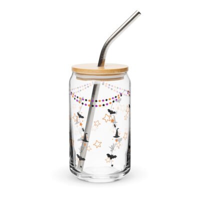 Halloween Celebration Can-Shaped Glass