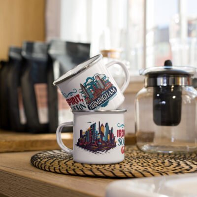 Birmingham Enamel Mug – USA States Printed Enamel Mug