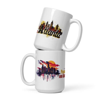 Atlanta White glossy mug