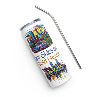 Texas Stainless steel tumbler, tumbler gift - 20oz tumbler