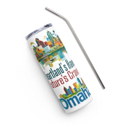 20oz stainless tumbler-Omaha: Heartlands Haven, Futures Craven